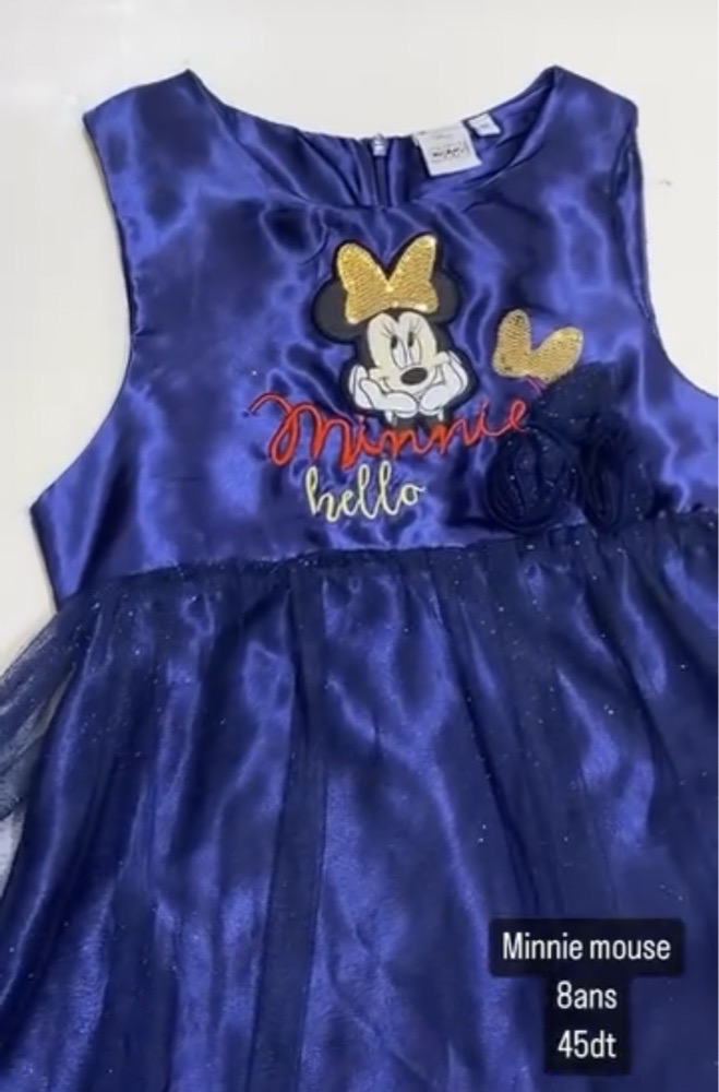 Robe minnie mouse avec paillette