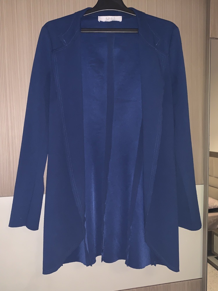 veste en bleu