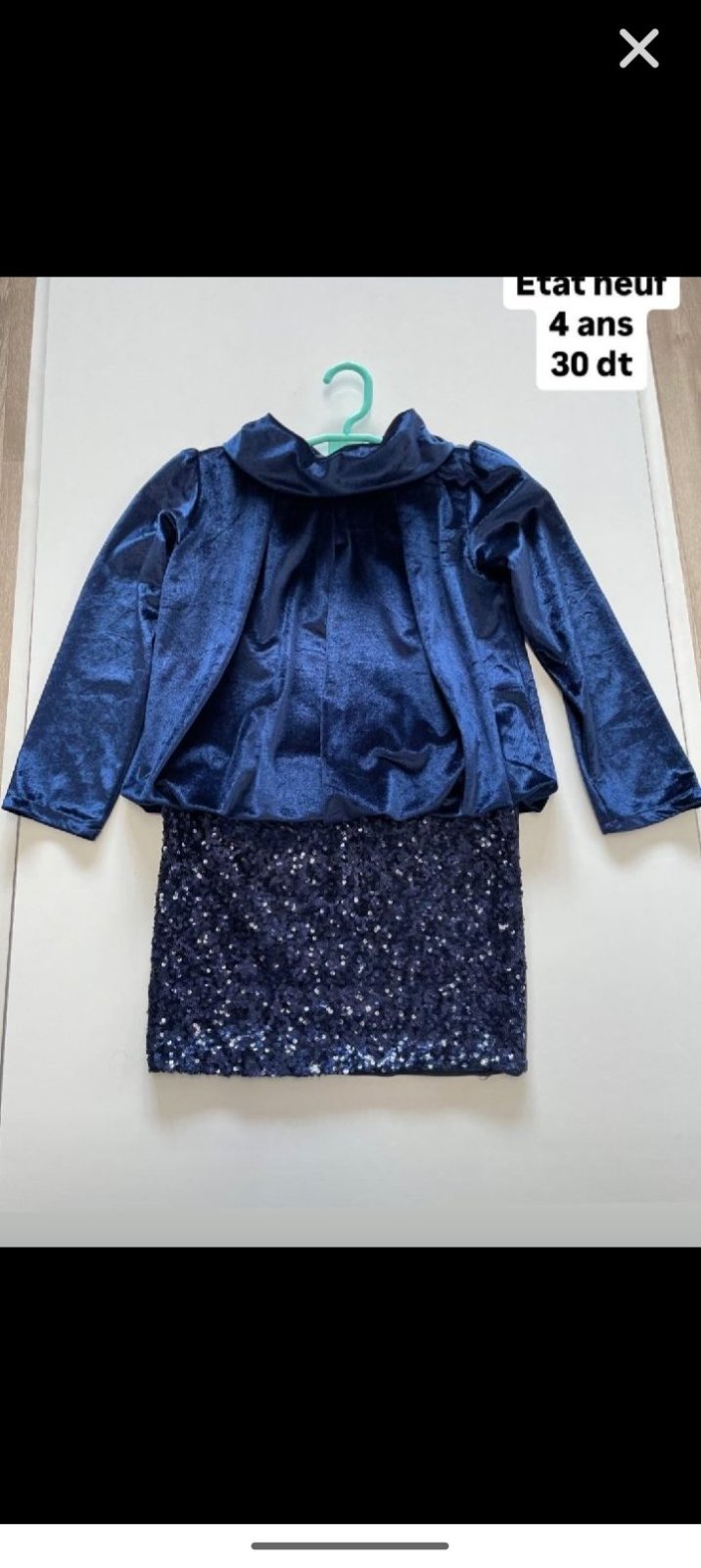 Robe en velours 