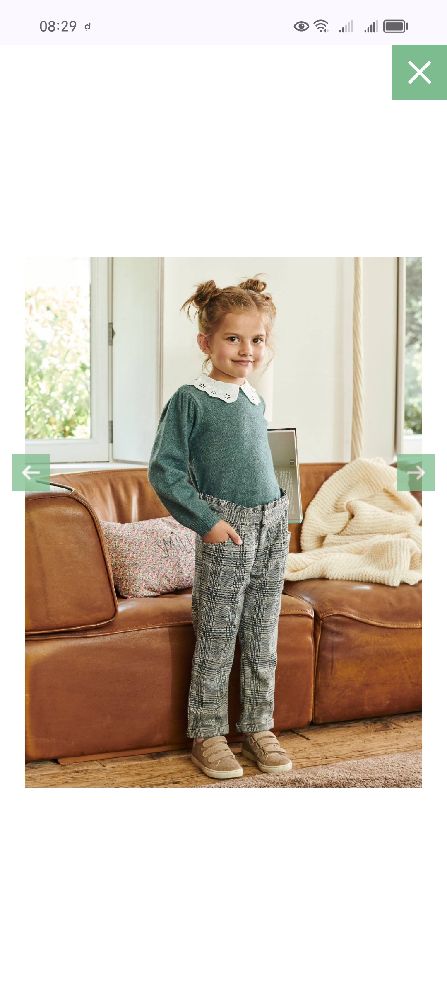 Pantalon à carreaux 