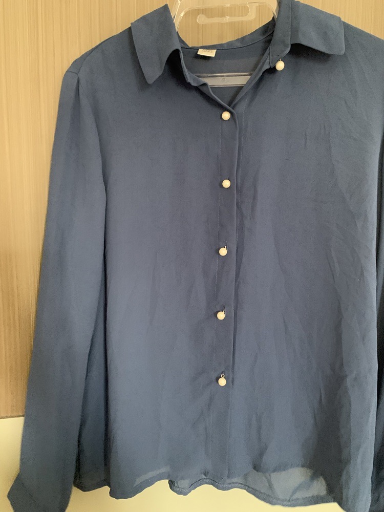 chemise en bleu