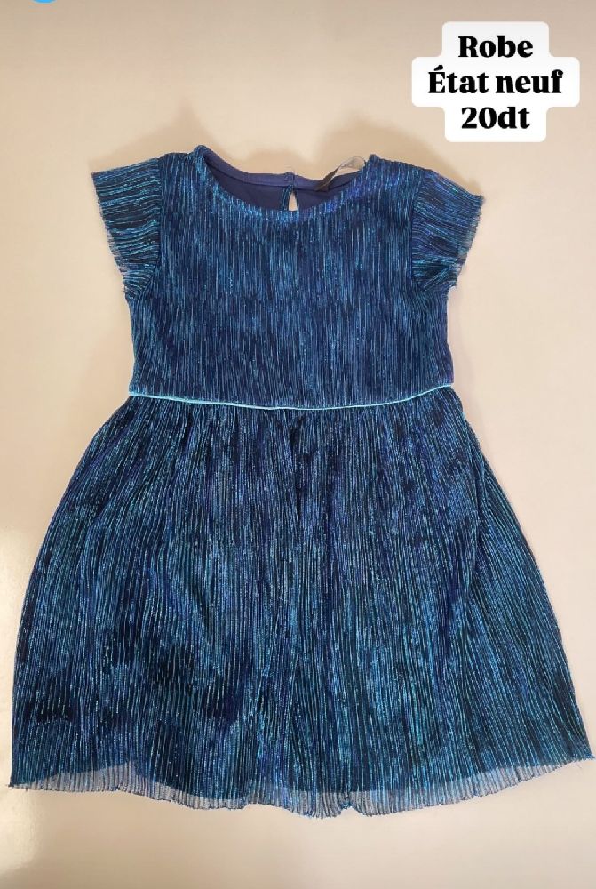 Robe en lamé 4 ans