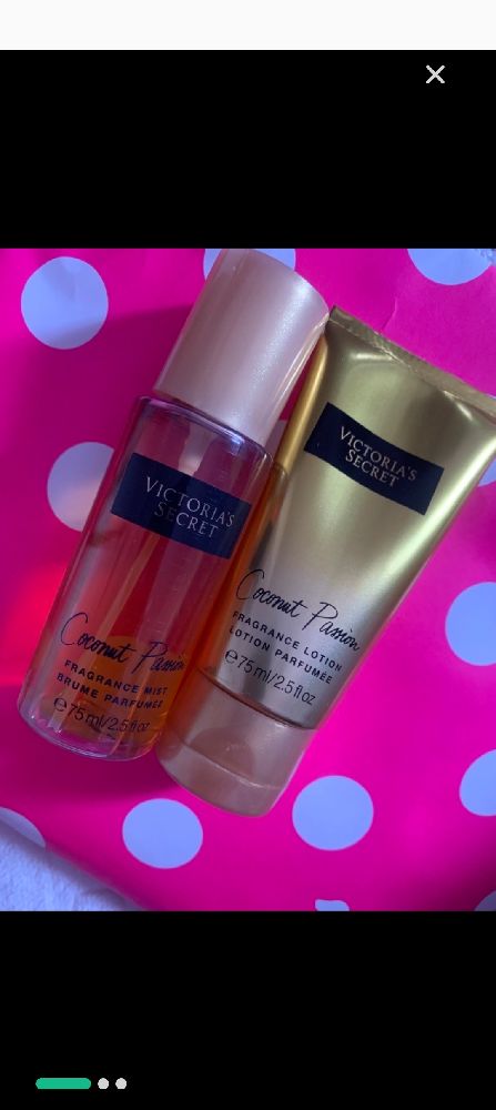Brume et lait de corps Victoria secret 