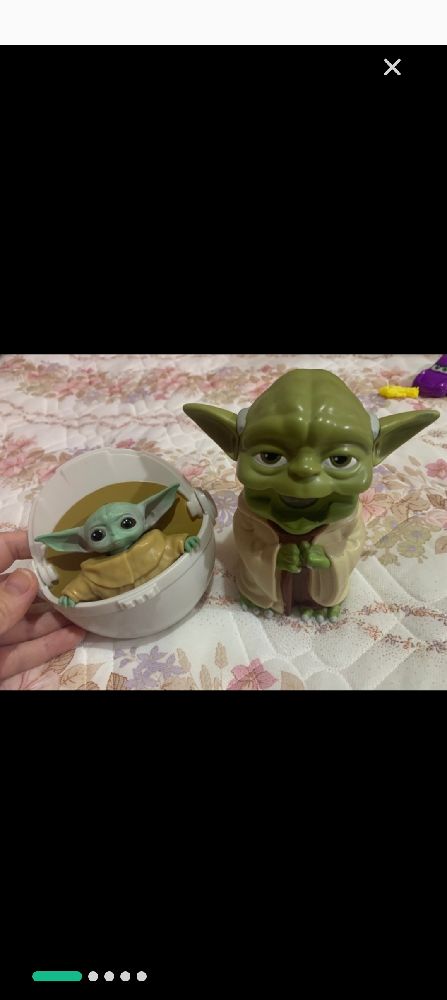 Lampe et figurine star wars