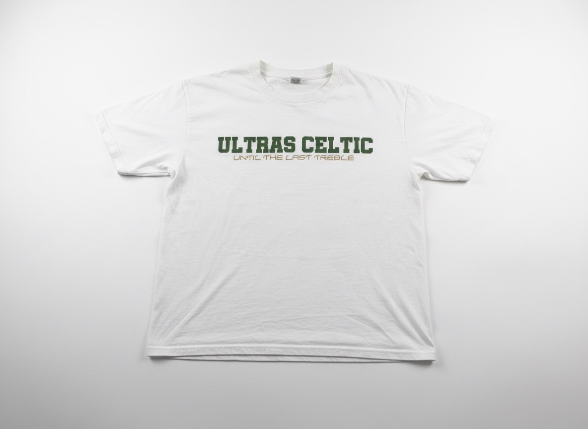 T-shirt Ultras Celtic Treble Treble Blanc