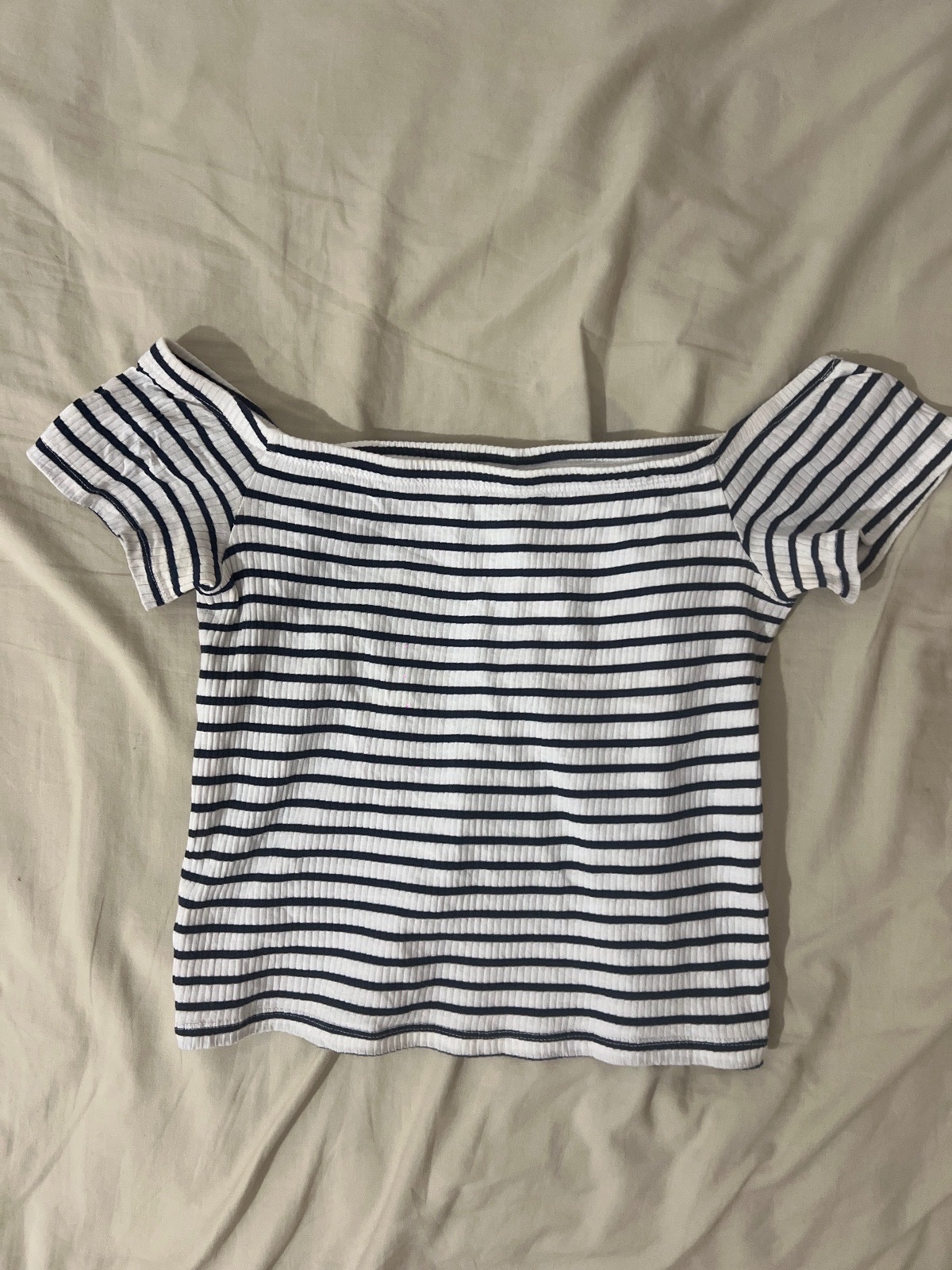 Top a rayures taille s