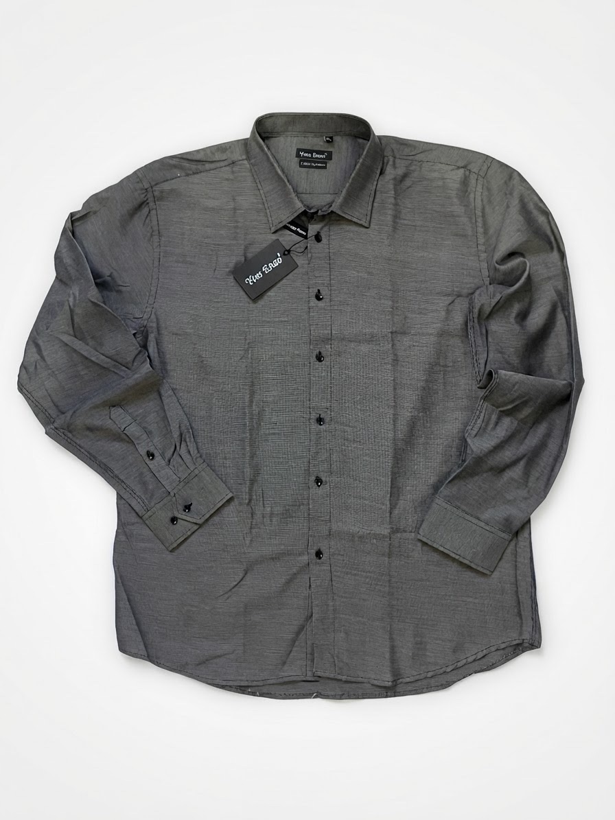 🇫🇷 Chemise Yves Enzo gris foncé – Neuve avec étiquette 🖤
