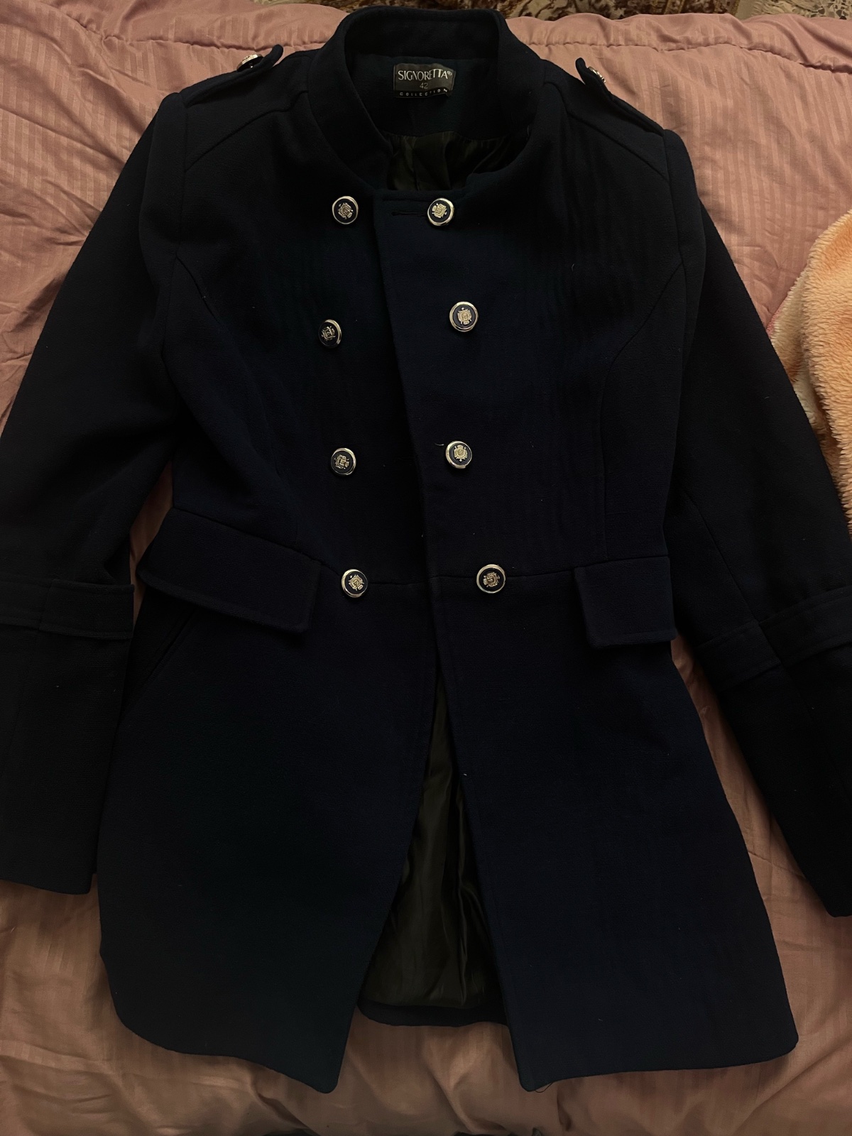 Manteau bleu marine
