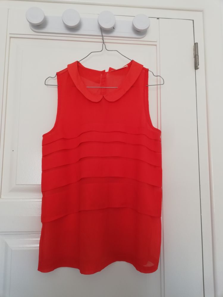 Tenue orange chemise + pantalon 
