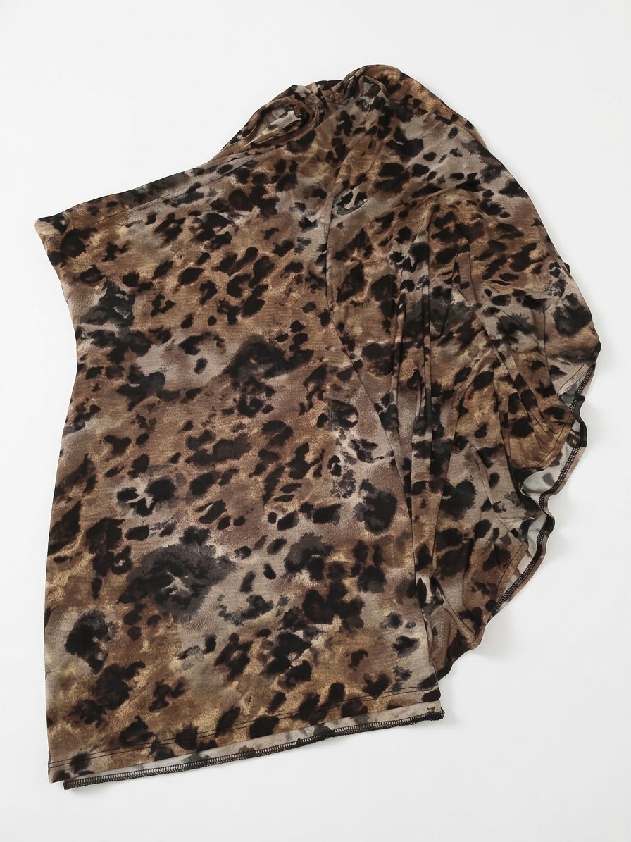 Robe je m'en fou tigrée