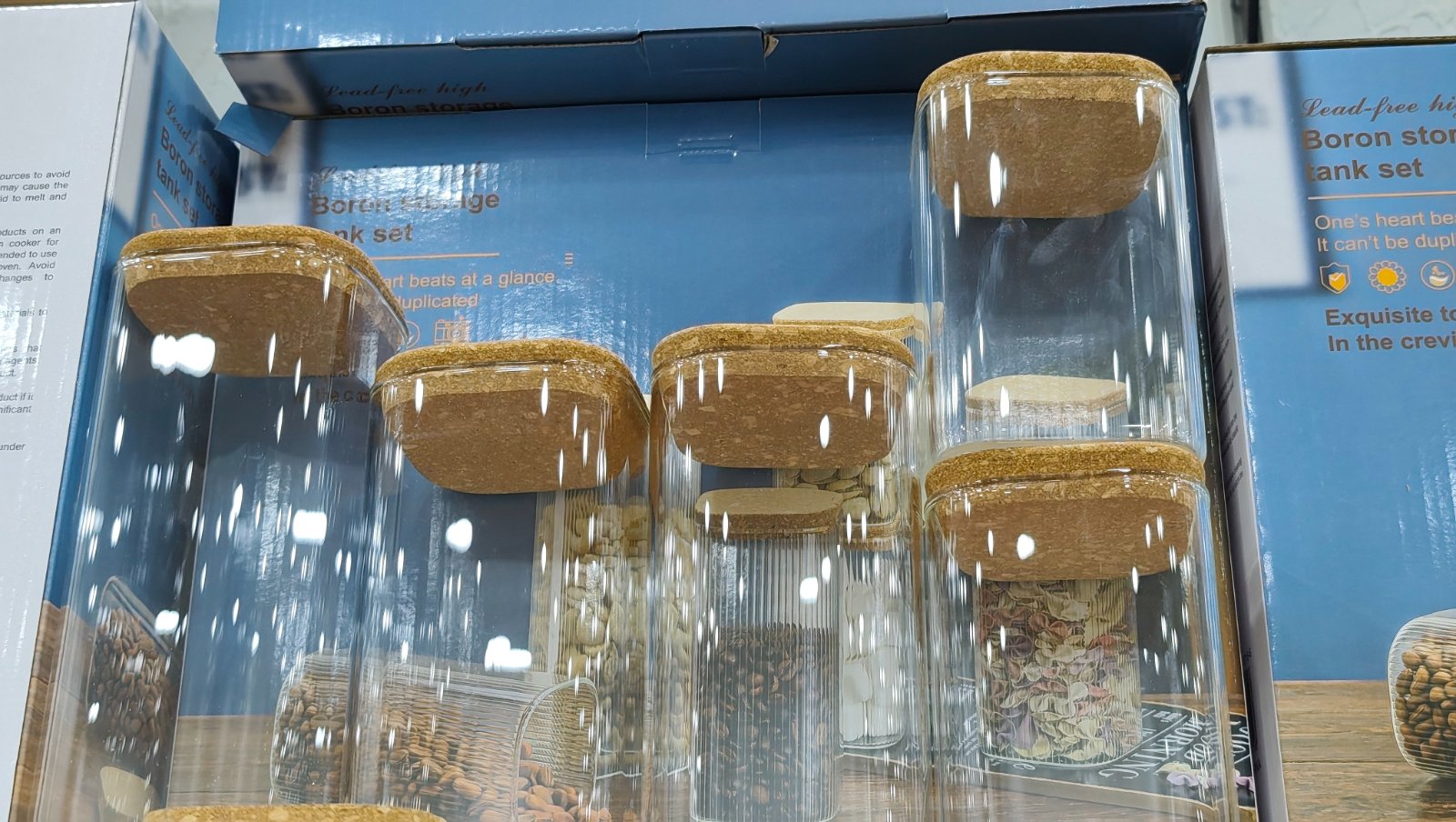 Boîte de conservation en verre 