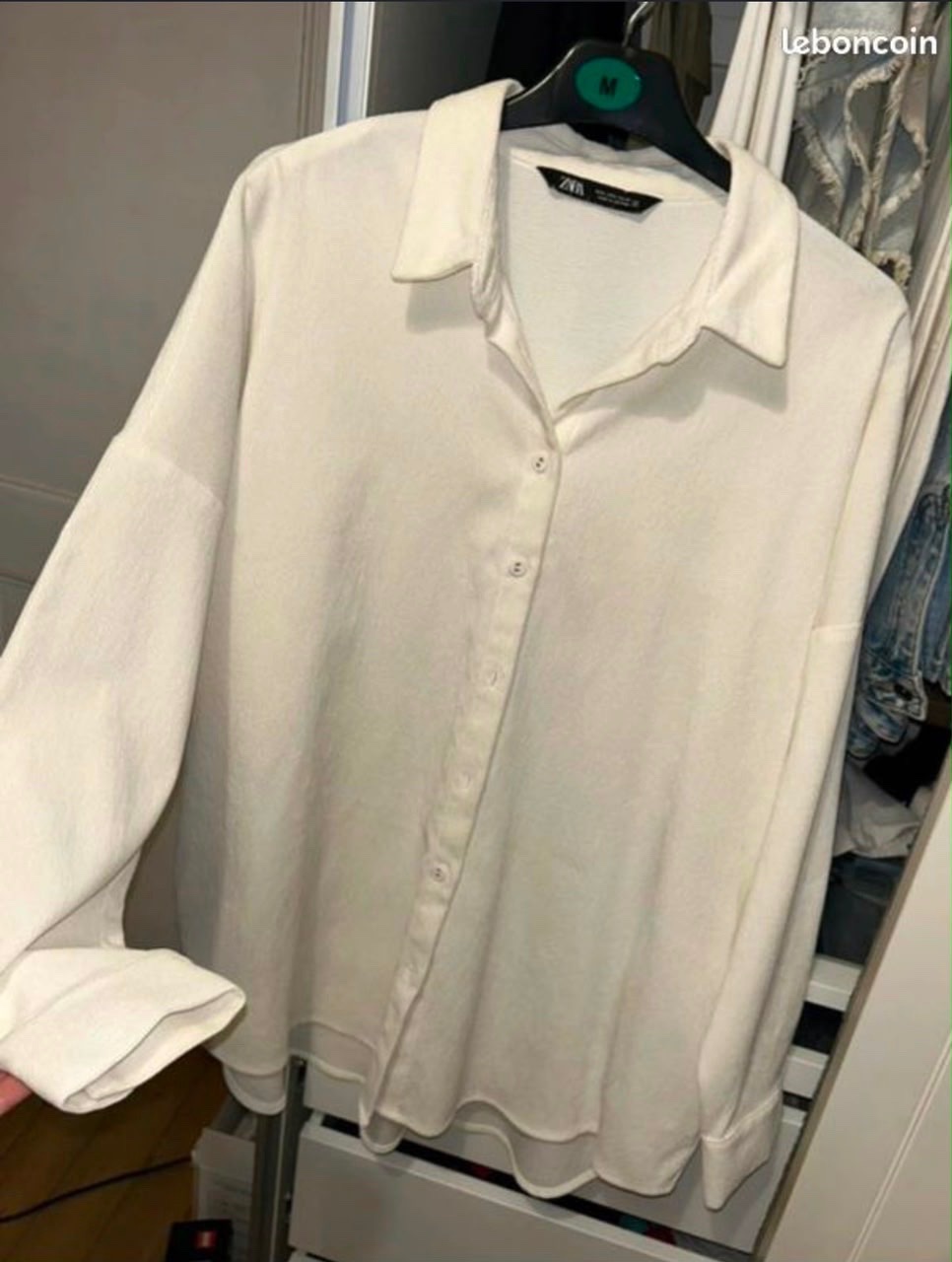 Chemise effet satinée