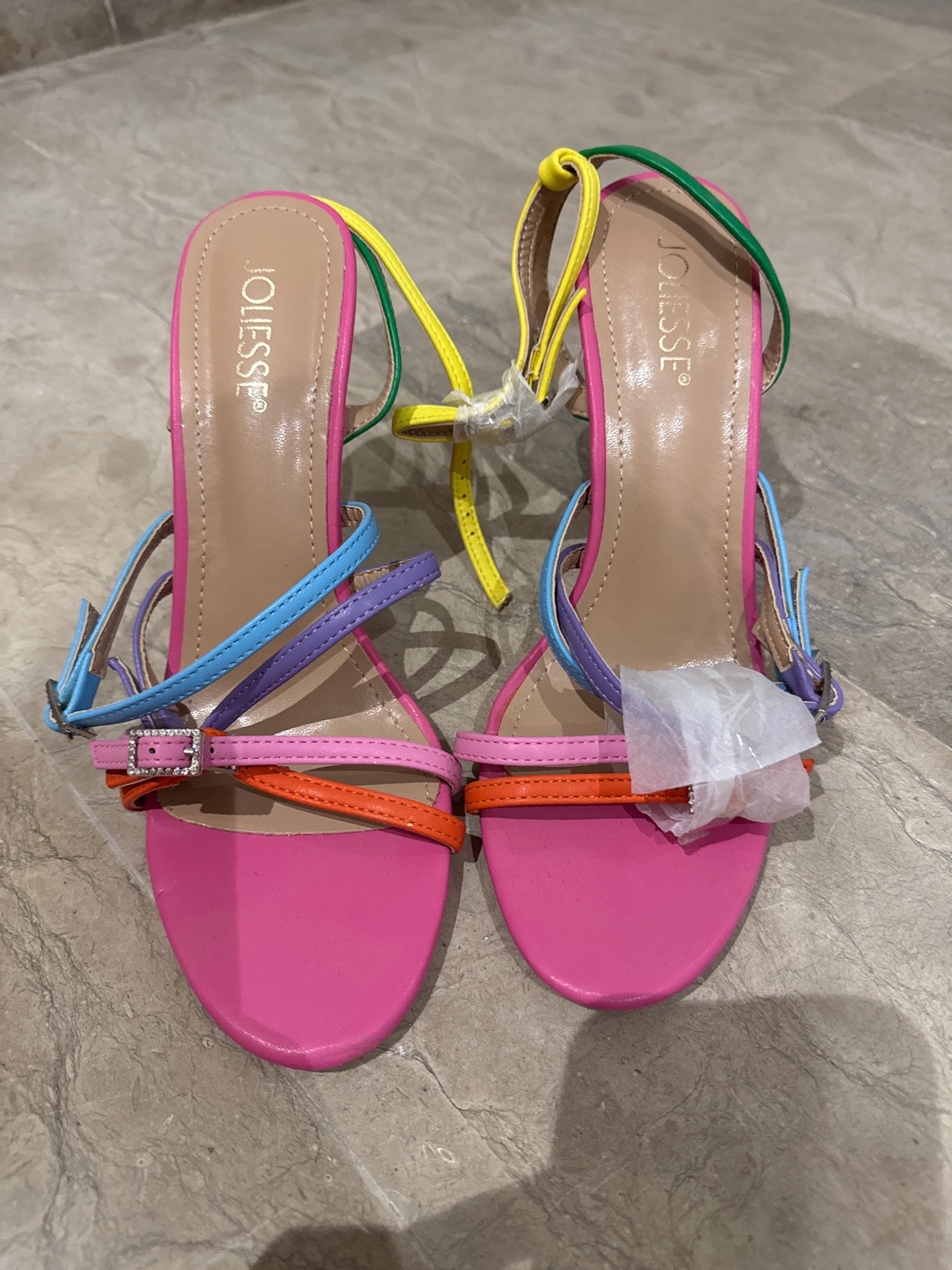 Sandales à Talons Colorés