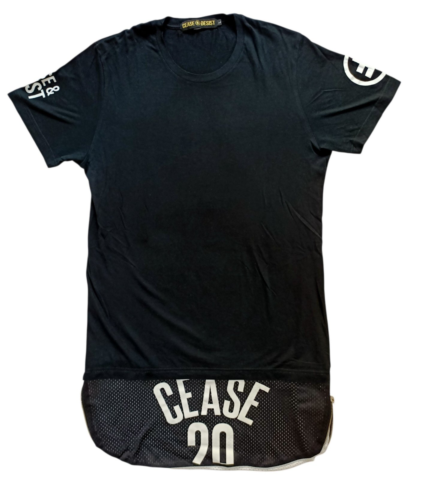 🚨 T-shirt long pour homme, coupe décontractée, avec zip latéral 🔥🔥🔥