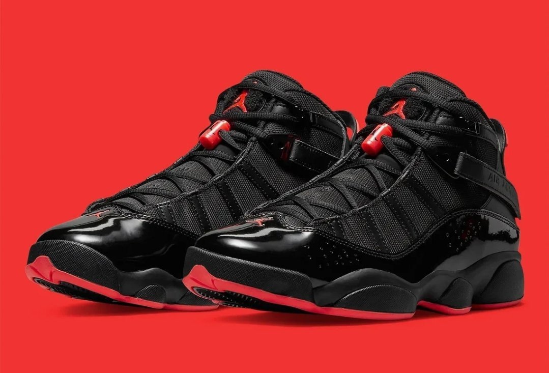 Air Jordan 6 Anneaux Noir Infrarouge "Sang" 