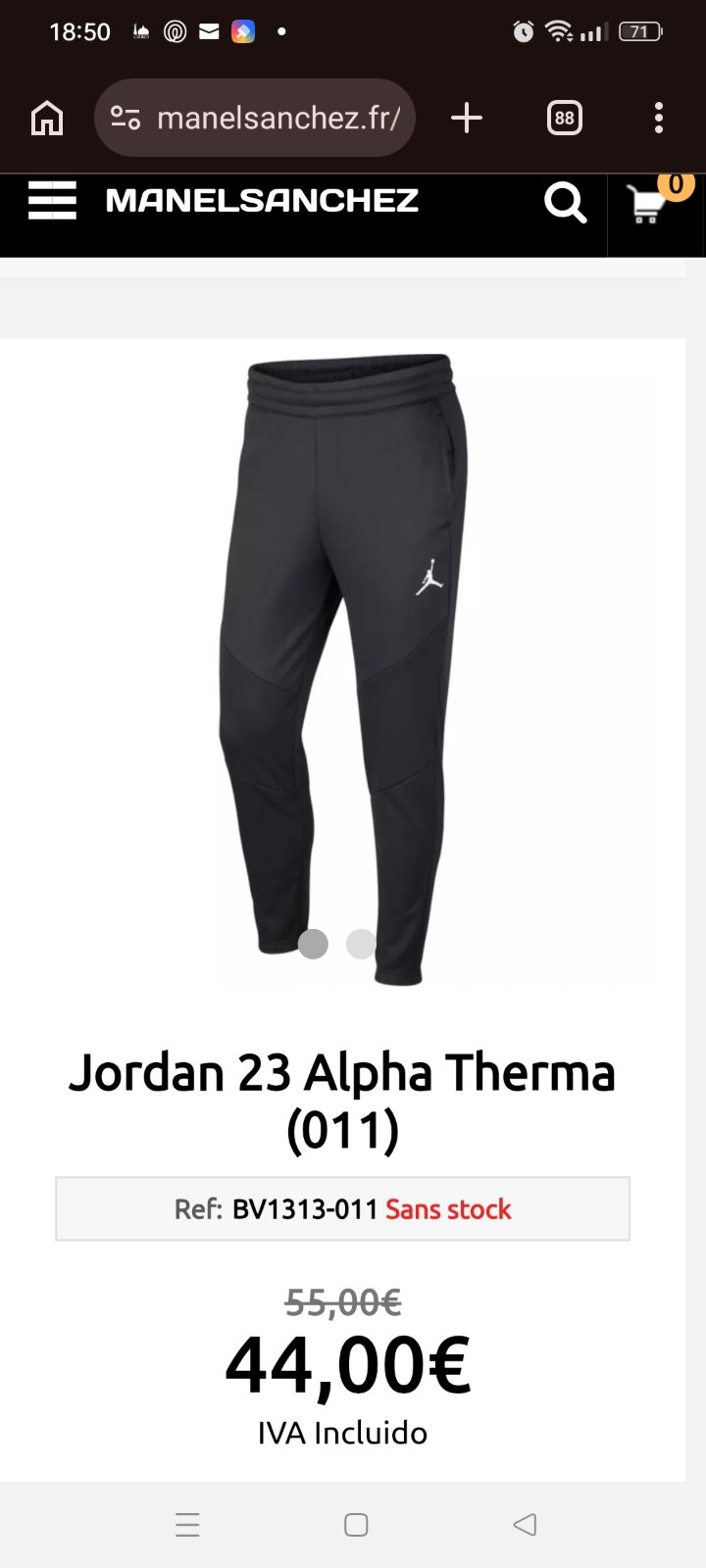 ⚠️ Pantalon Polaire Jordan Alpha Therma pour enfant🔥 
