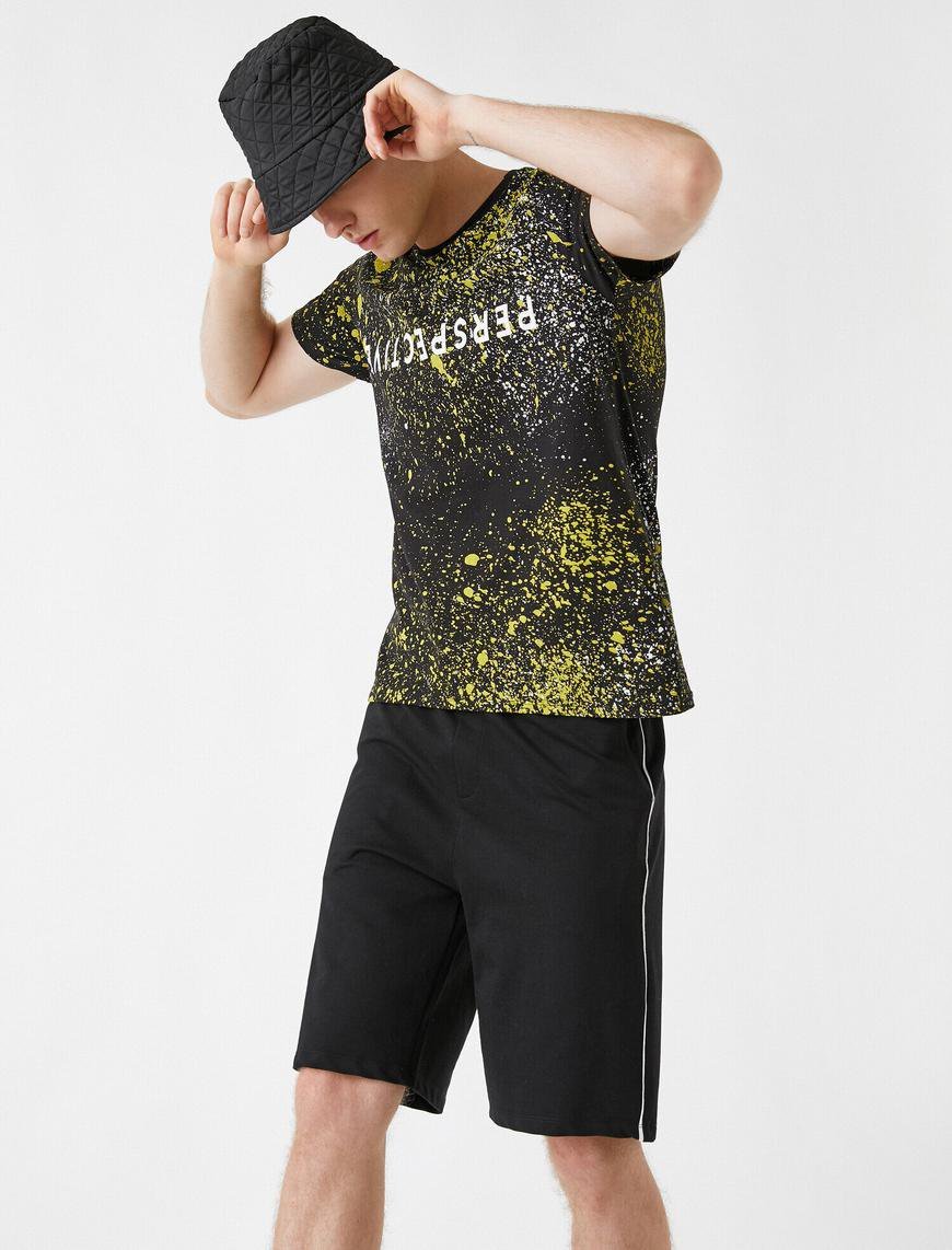 ⚠️ T-shirt KOTON imprimé en coton Neuf Taille: L