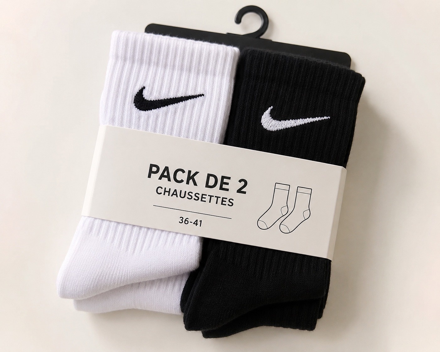 Pack de 2 chaussettes