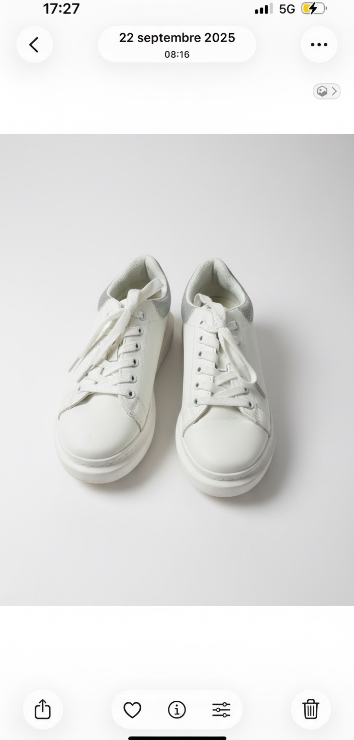 Basket blanc neuf made in italy