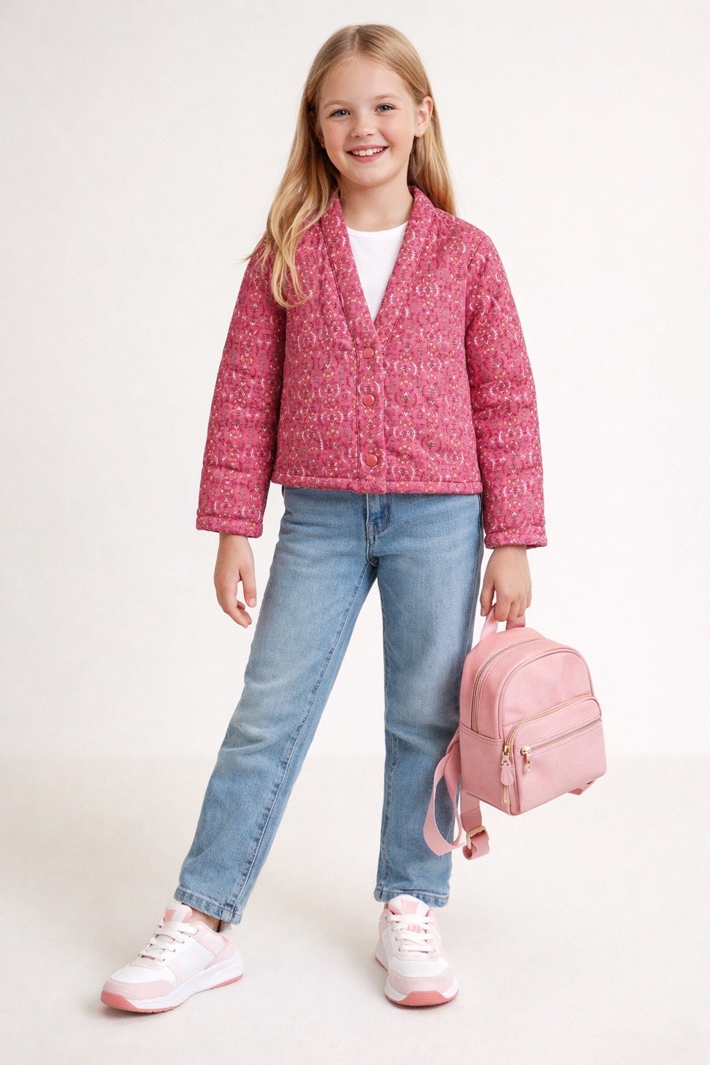 Surchemise matelassée Rose 10 ans