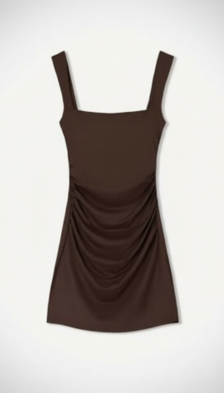 Strappy mini dress bershka
