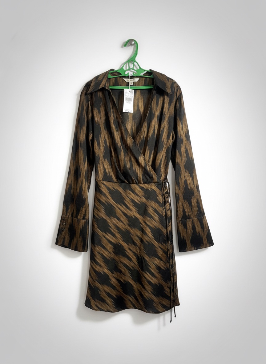 Robe satin mango