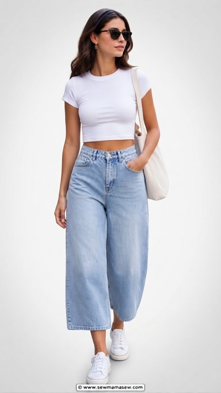 Zara culotte jeans 