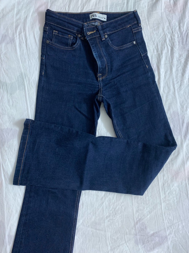 Pantalon jean Zara coup patte d'elephant 