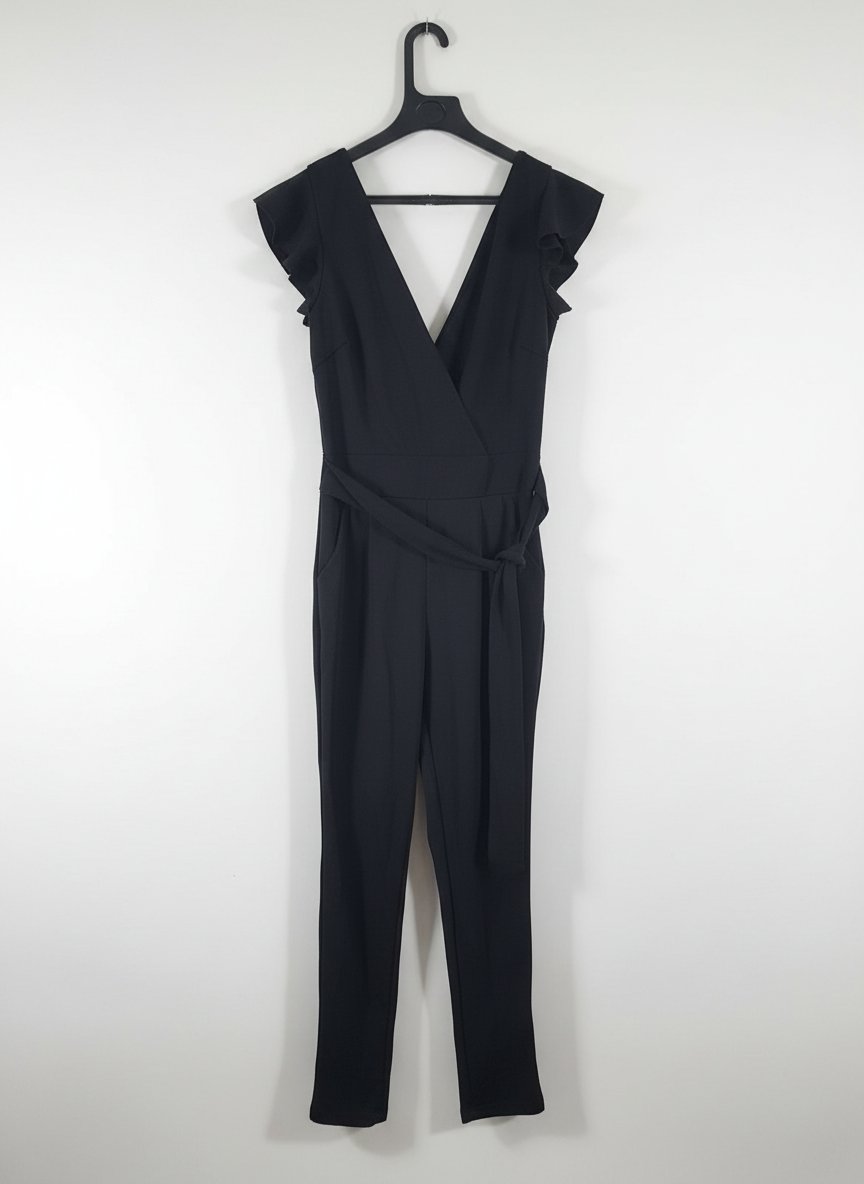 Combi pantalon noire – style chic et moderne (Taille 40)