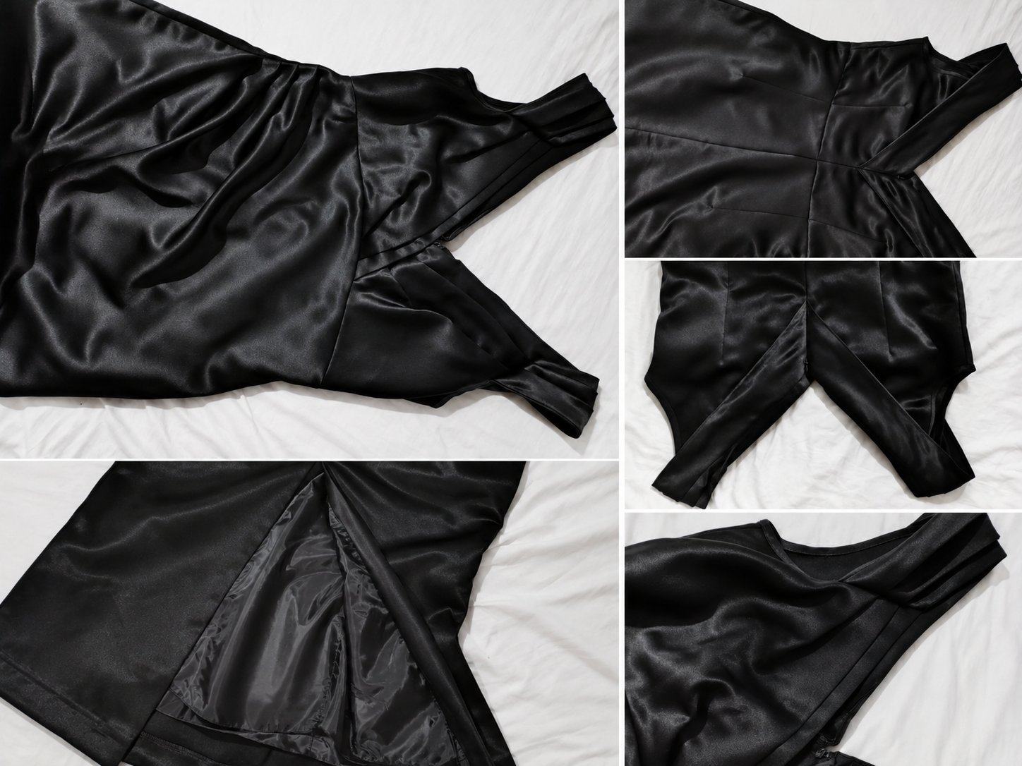 Robe soirée satin
