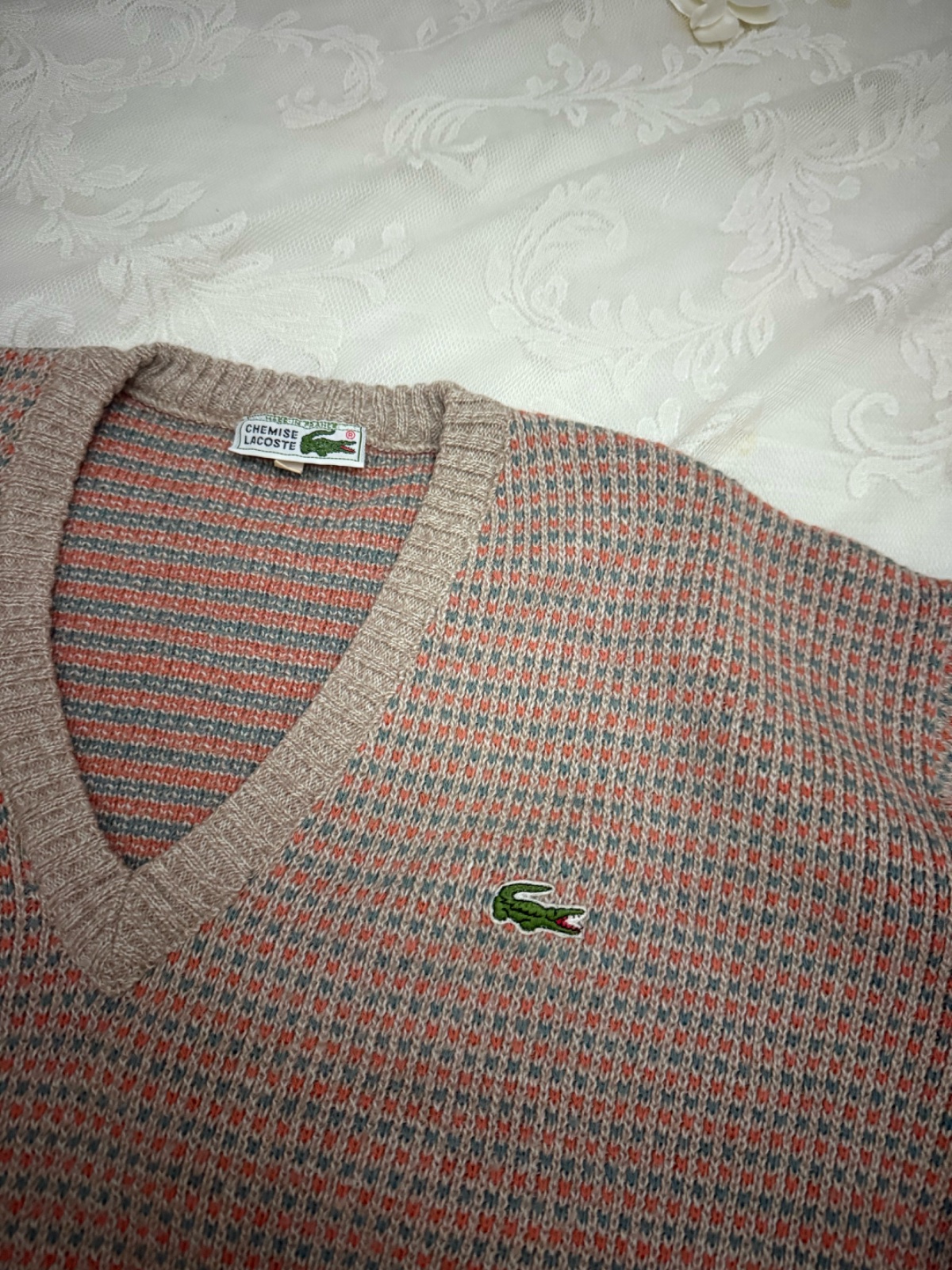 Pull lacoste authentique 