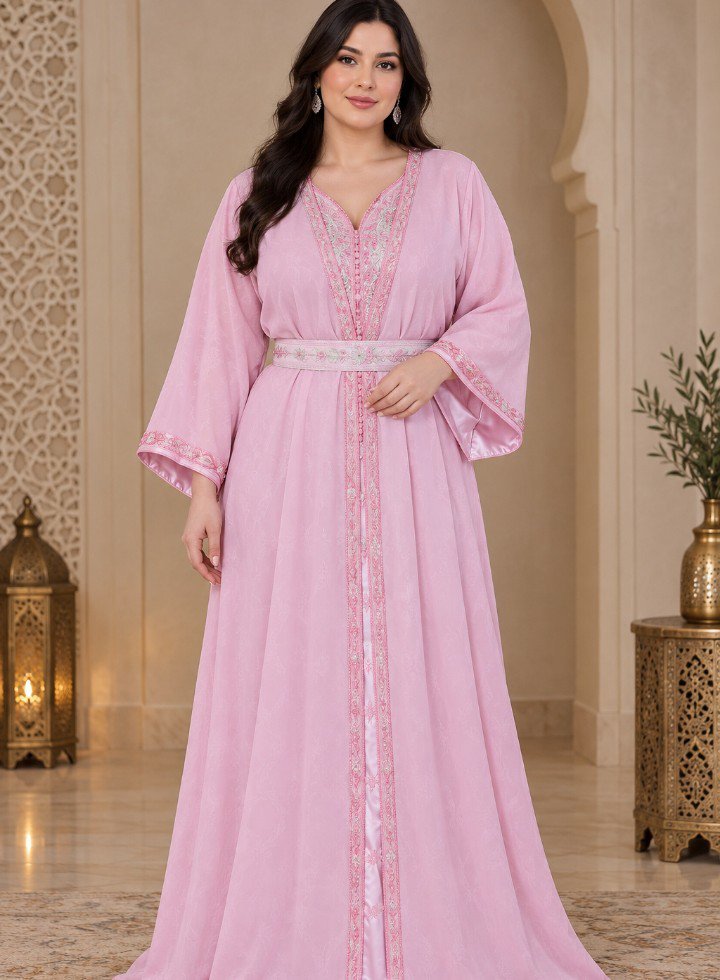Caftan 2 pièces ylabes taille 42/44 femme 1m65