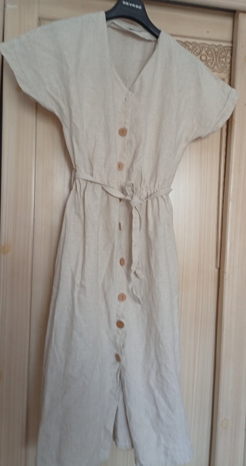 Robe beige coloniale 