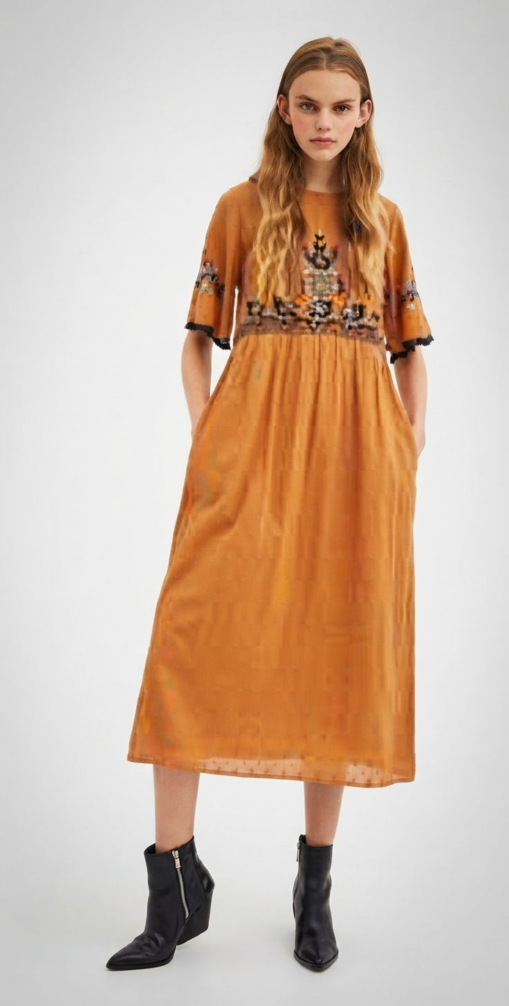 Robe midi Zara