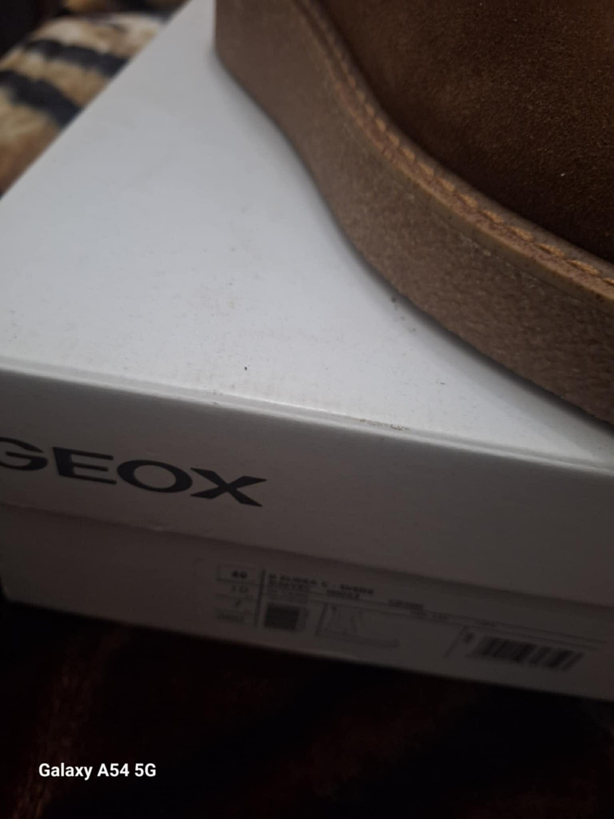 Des bottines marrons Geox 