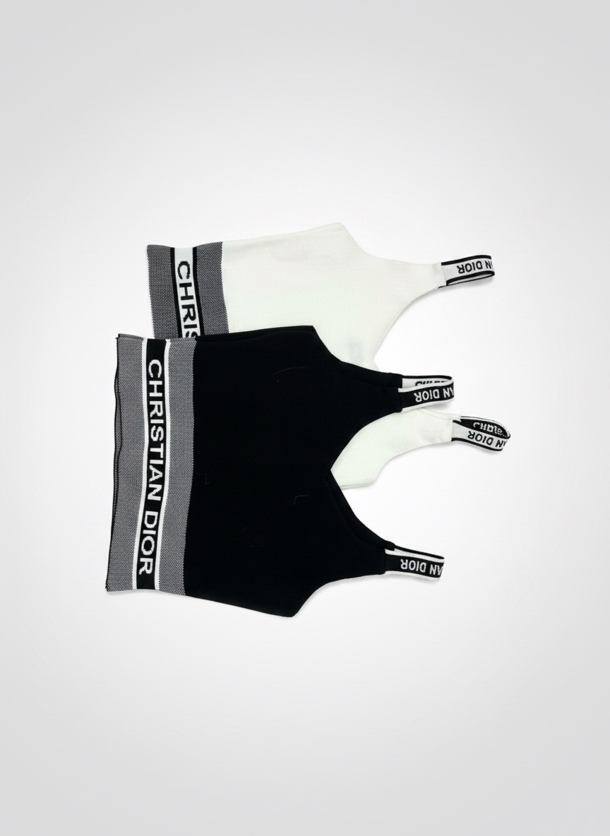 Deux tops christain dior stretch 