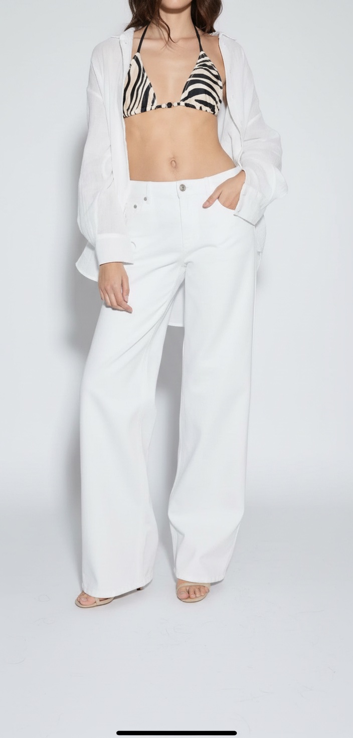 Jean blanc 