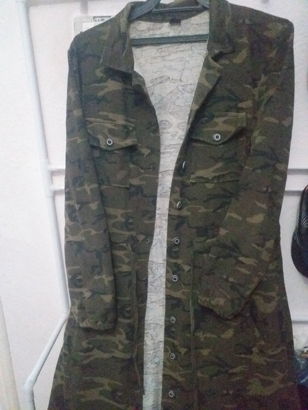 Chemise coton brouillé t/l_ xl importé 