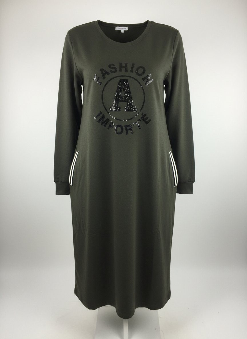 Joli pull vert militaire taille 42