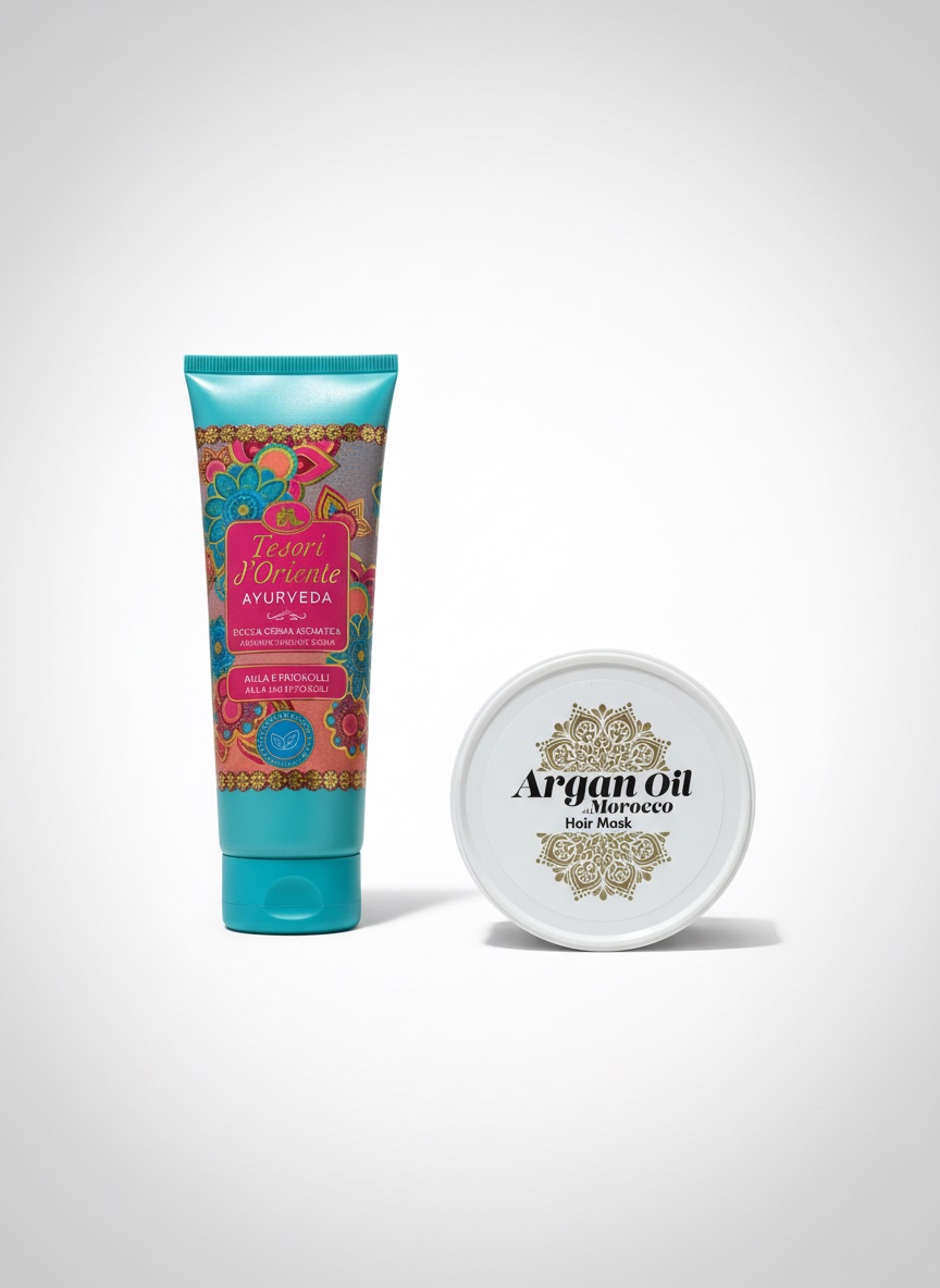 Hair mask Argan oil Morocco et tesori l'oriente creme douche