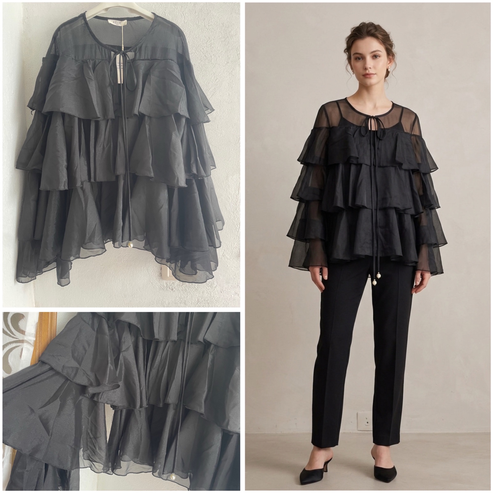 Chemise en mousline tropp clasee