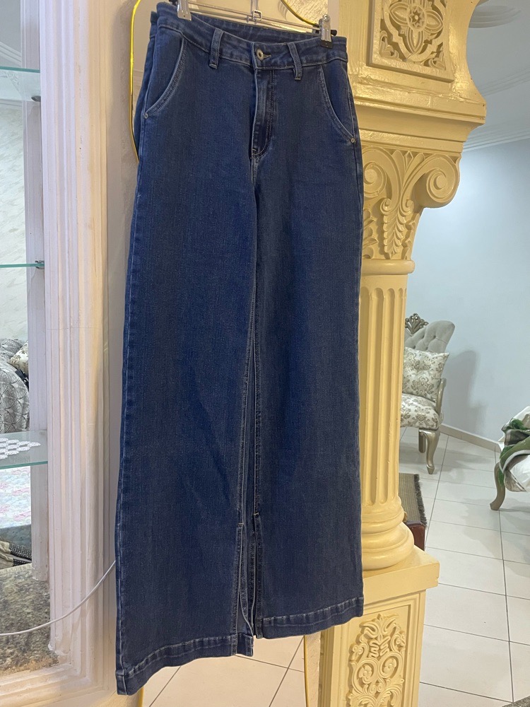 Wide leg pantlon avec fente neuf avec étiquette🩷