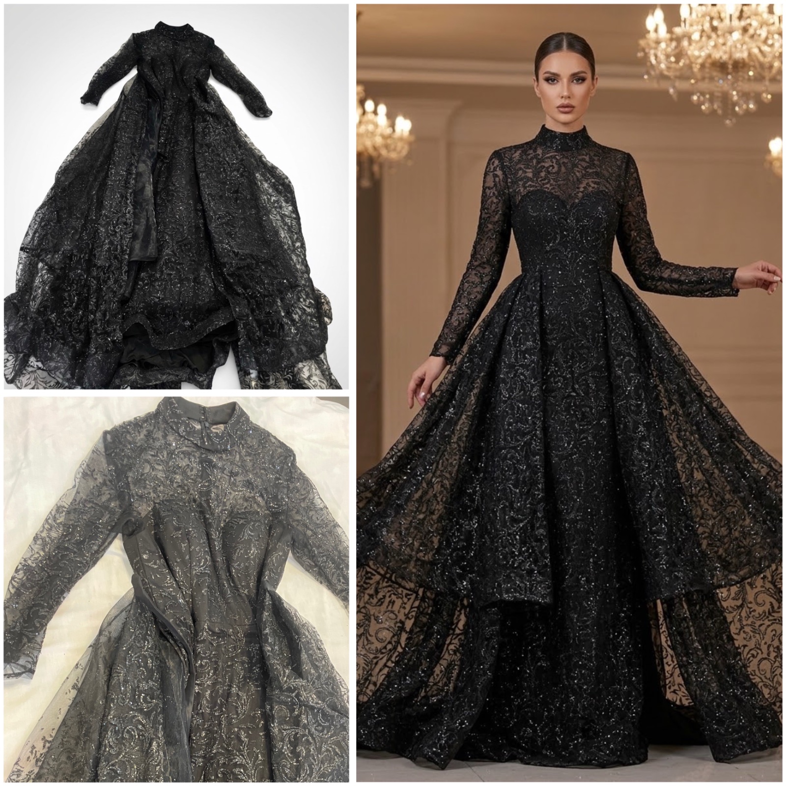 Jolie robe noir soiré