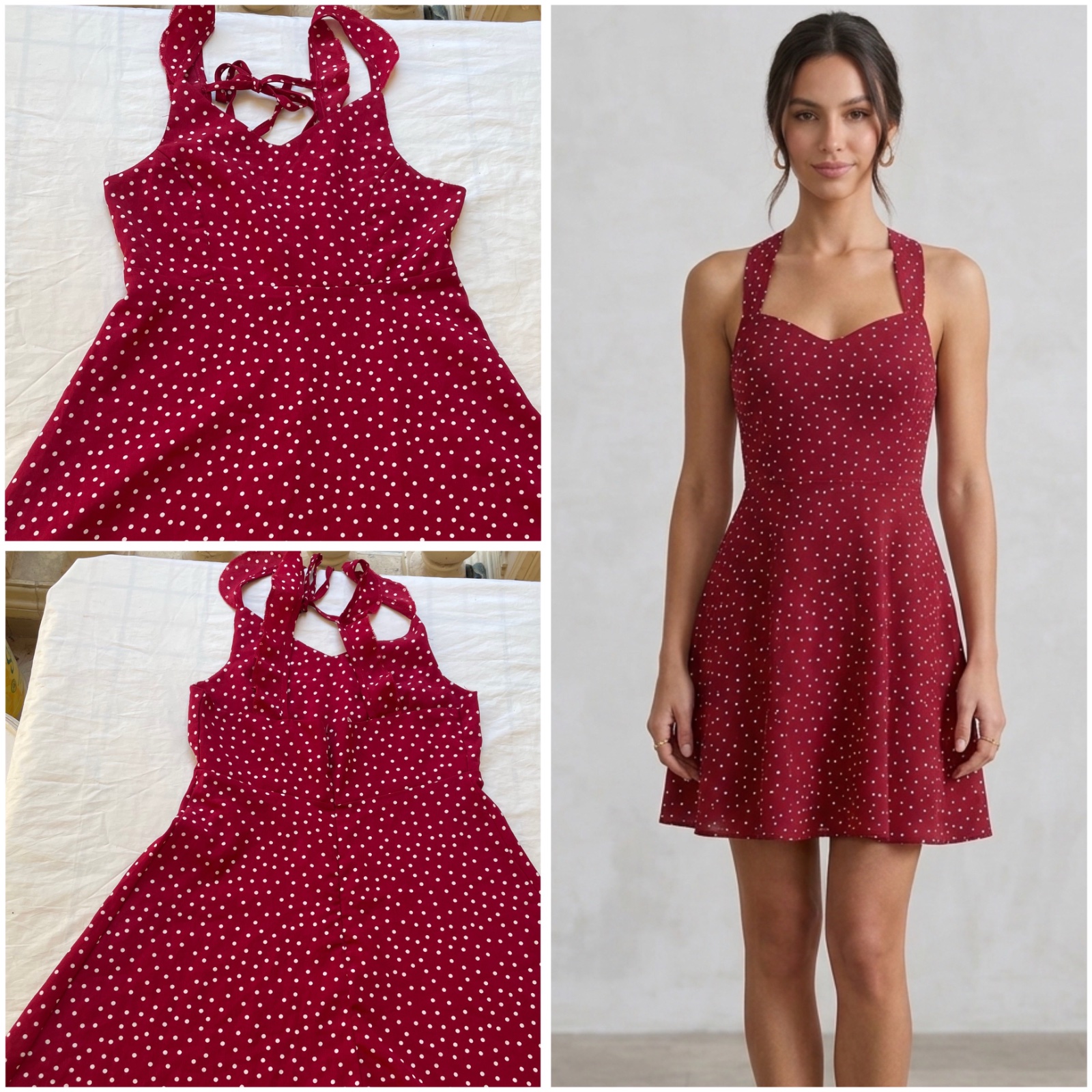 Robe rouge trop classe et à tendance