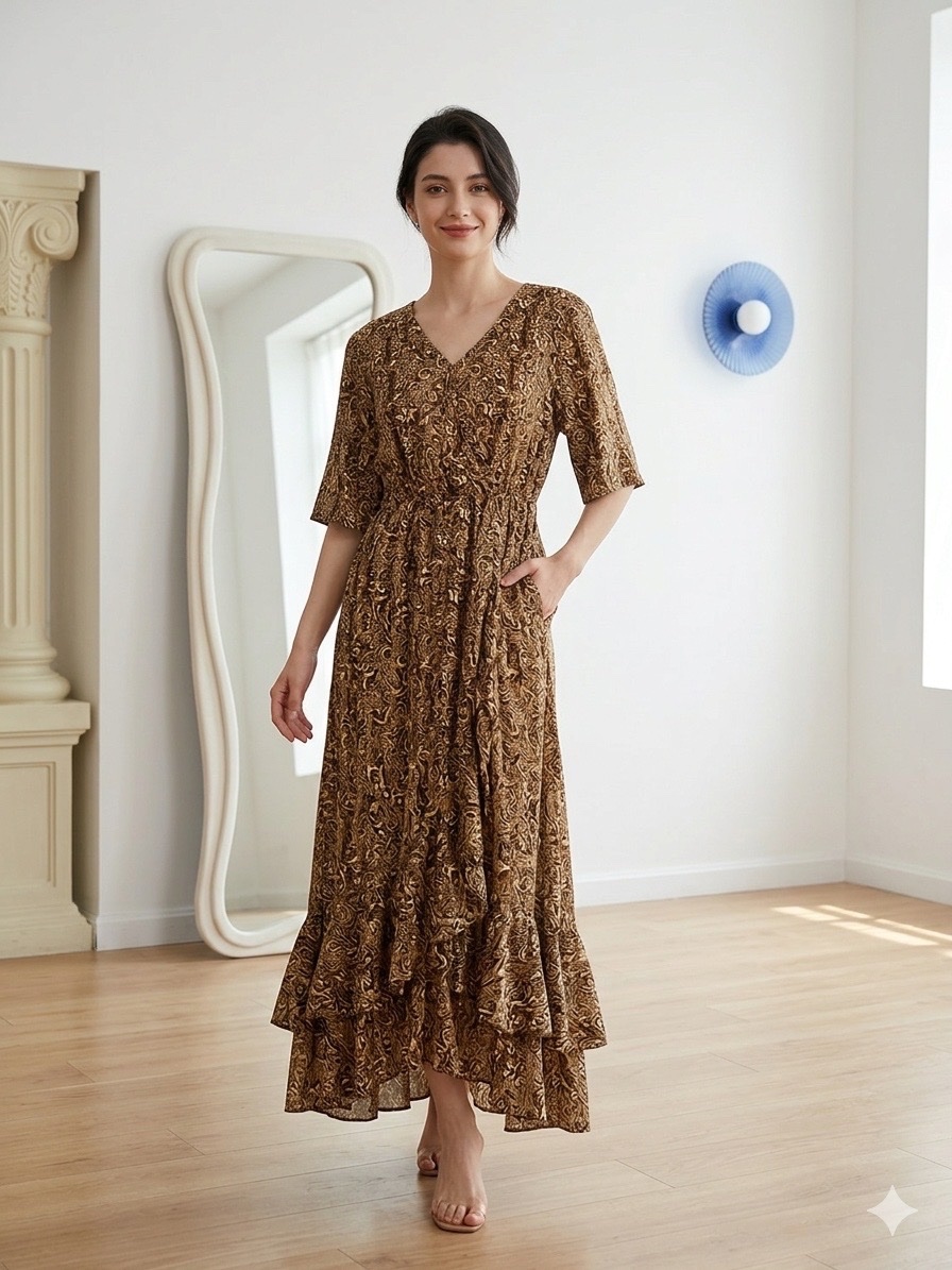 Trop jolie robe imprimé trop classe