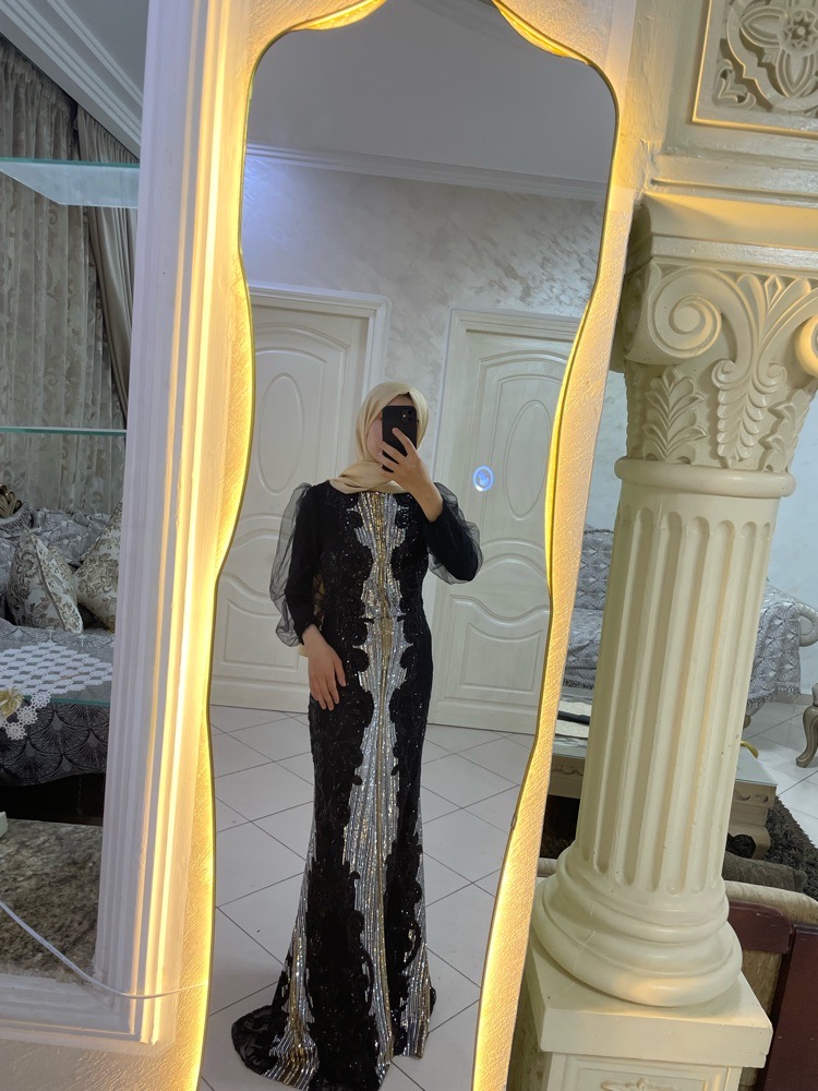 Jolie robe longue pour femme voilée