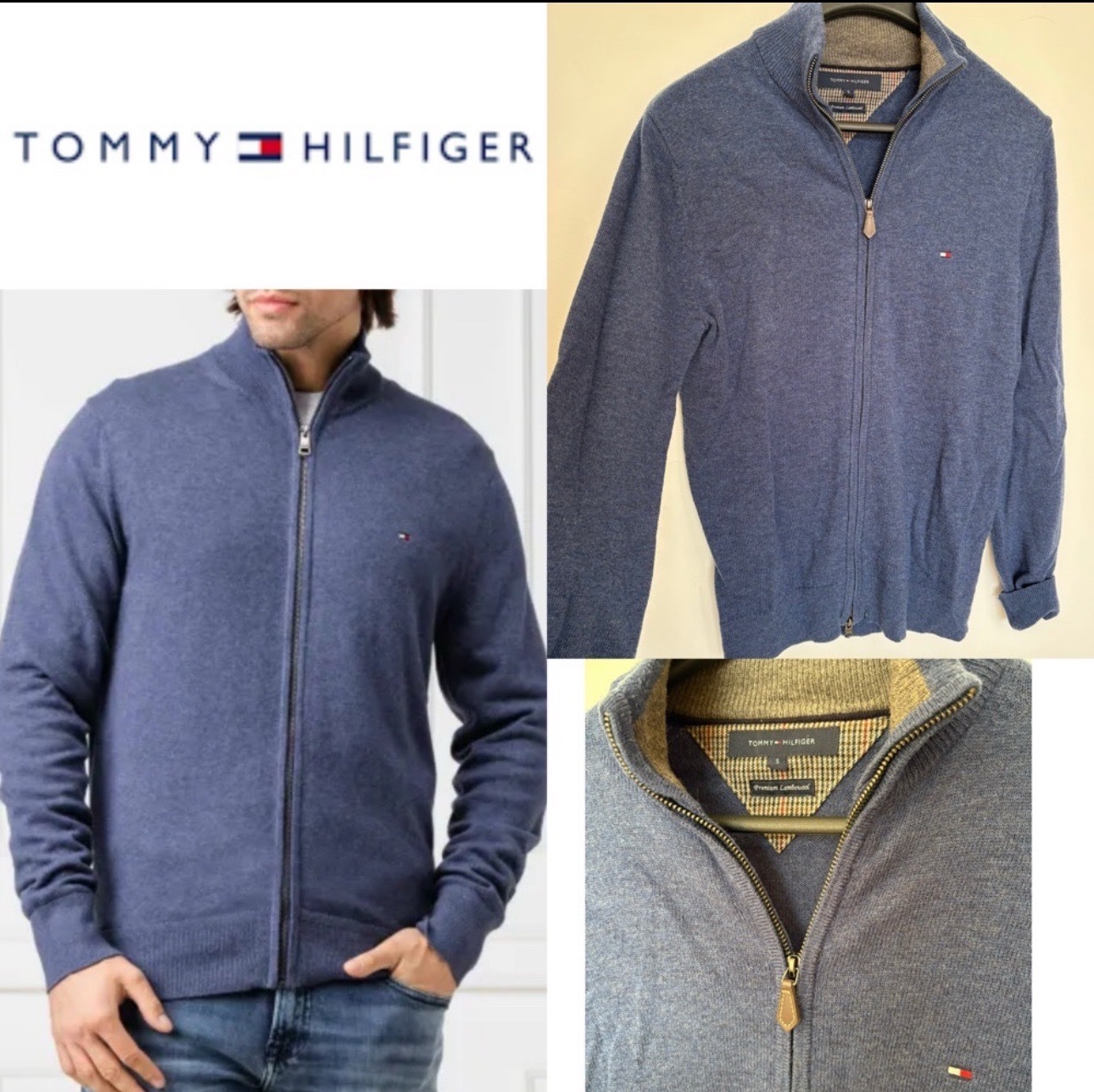 Tommy Hilfiger Gilet zippé à col cheminée