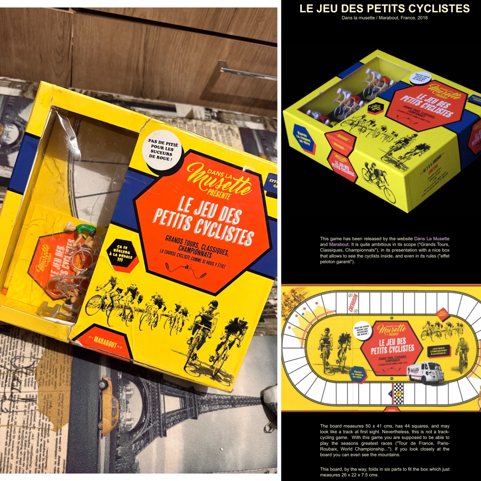Le Jeu des Petits Cyclistes:  une édition spéciale publiée par Marabout en collaboration avec Dans la Musette. 