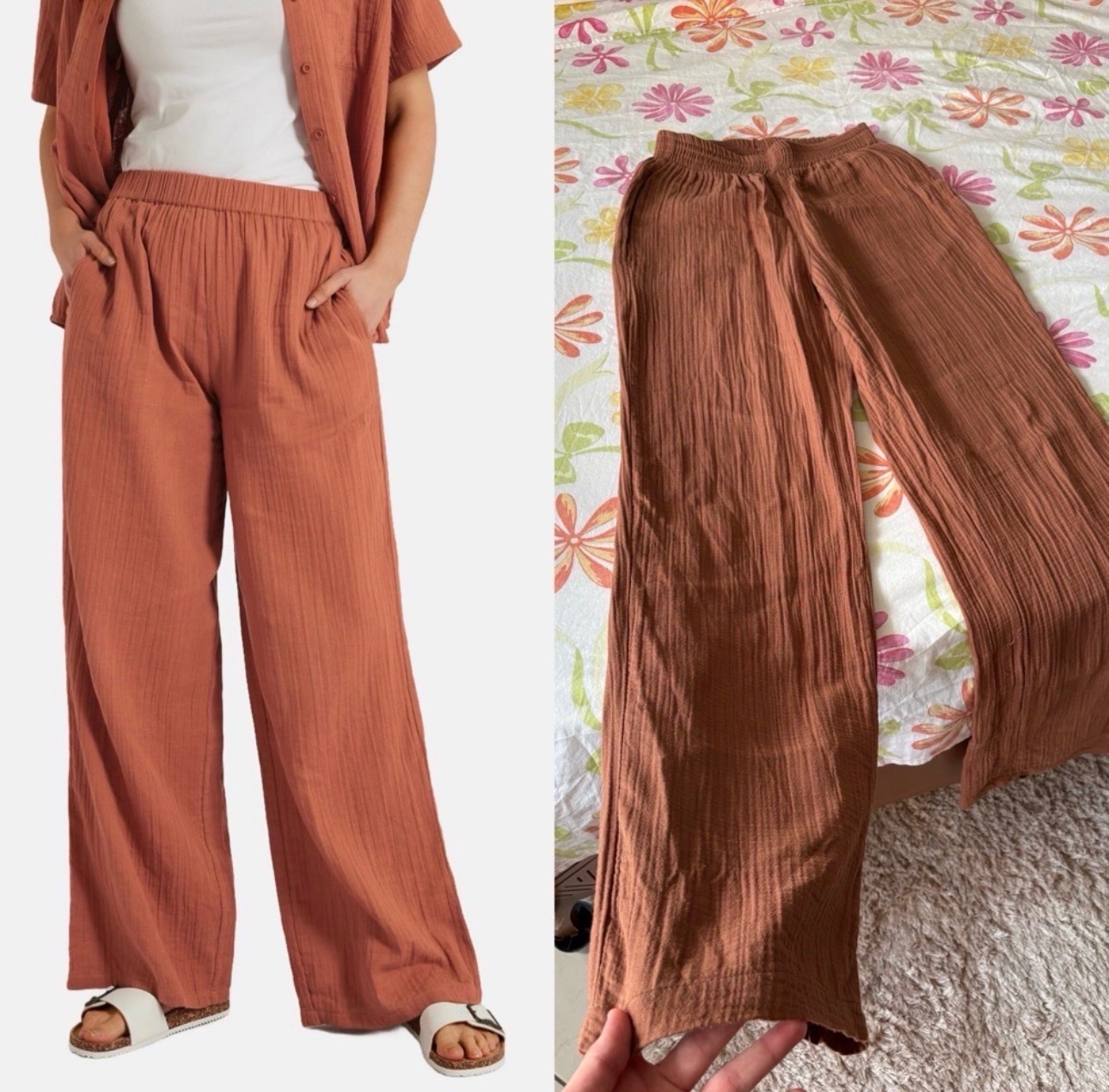 Pantalon Large en cotton 