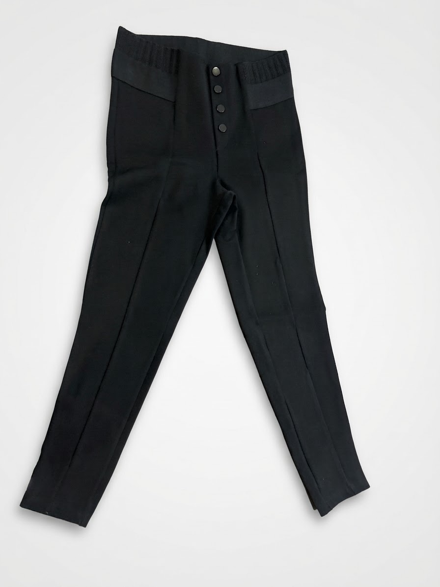 🖤 Legging noir femme – taille standard